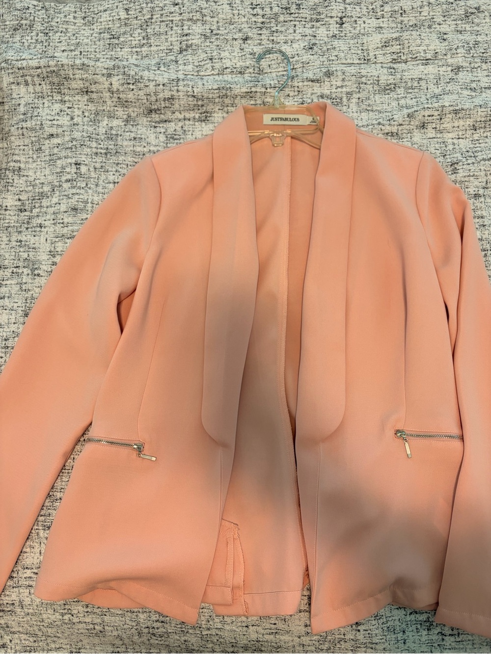 JustFab Blush Pink Blazer – Size S